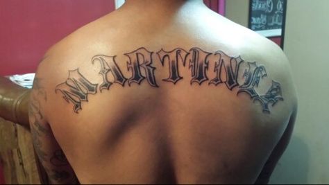 Martinez Martinez Tattoo, Chivas Wallpaper, Tattoo Lettering, Back Tattoo, Tattoo Quotes, Tatting, Tattoos