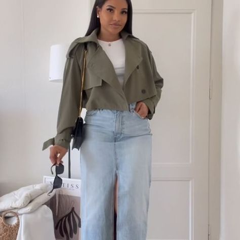 Prscltrnd (@prscltrnd) • Instagram photos and videos Denim Blue, Maxi Skirt, Blue Denim, Wide Leg, Instagram Photos, Photo And Video, Instagram Photo, Skirt, Blue