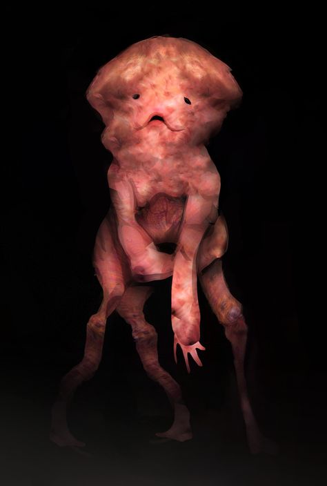 Flesh Creature, Flesh Monster, Call Of Cthulhu Rpg, Monster Concept Art, Call Of Cthulhu, Creature Feature, Monster Art, Cthulhu, Creature Design