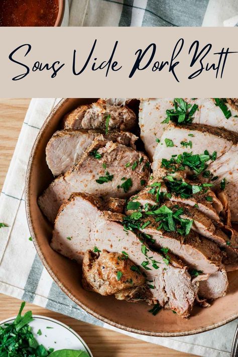 Pork Belly Tacos, Sous Vide Pork, Pork Shoulder Recipes, Shoulder Roast, Pork Shoulder Roast, Sous Vide Recipes, Sous Vide Cooking, Pasta Dinner Recipes, Boneless Pork