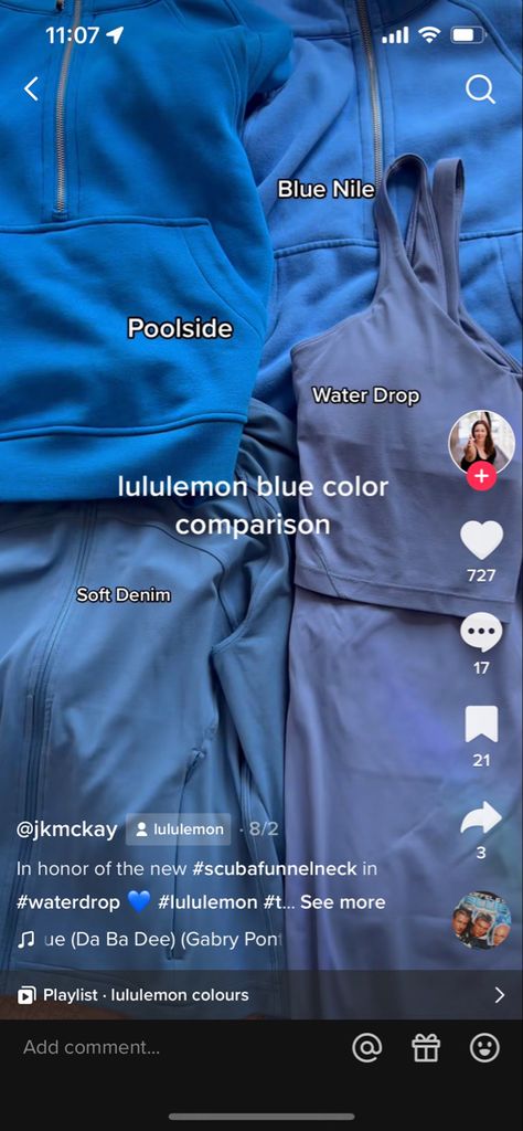 Blue Nile, Funnel Neck, Water Drops, Blue Color, Blue, Clothes, Color