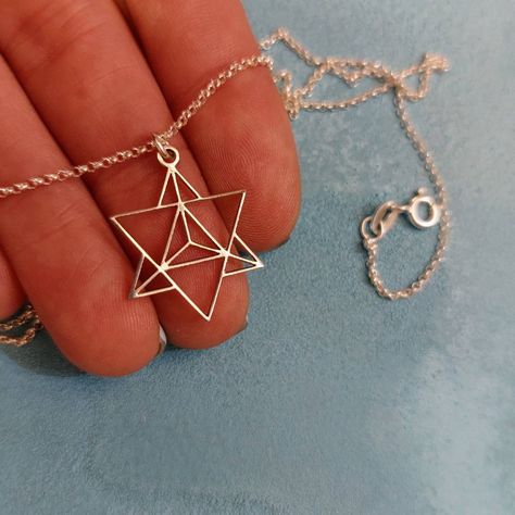 Merkaba Necklace, Star Tetrahedron, Miracle Musical, Sacred Jewelry, David Star, Tally Hall, Jewelry Star, Star Of David Pendant, Star Chain