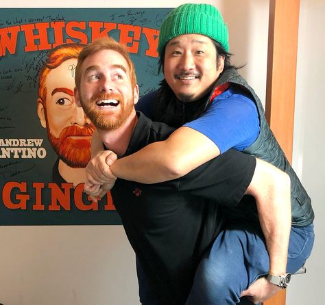 Bobby Lee Comedian, Bad Friends Podcast, Andrew Santino, Bobby Lee, Mad Tv, Redhead Men, Portrait References, Bad Friends, Back To The Future