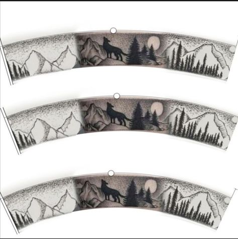 Heeeey uuu go for this  baby ❤️ 😍 Wolf Band Tattoo, Tattoos Pulseras, Thing Tattoo, Bracelet Tattoo For Man, Wrist Band Tattoo, Band Tattoos For Men, Arm Tattoos Drawing, Trishul Tattoo Designs, Tattoo Band