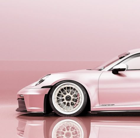 Porsche Pink, Rosa Wallpaper, Pink Ferrari, Pink Porsche, White Porsche, Car Side View, Car Pink, Porsche Gt3 Rs, Pink Wallpaper Ipad