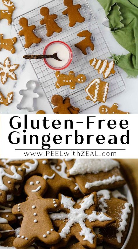 Gluten-free gingerbread cookies are a delightful treat that will bring joy to your taste buds this holiday season. This recipe is perfect for those with gluten sensitivities, as it delivers the same rich and delicate flavors as traditional gingerbread cookies. The combination of warm spices like ginger, cinnamon, and cloves creates a comforting aroma that fills your kitchen as you bake these delicious treats. Gluten Free Gingerbread Cookies Recipe, Gf Gingerbread, Gluten Free Gingerbread Men, Gluten Free Gingerbread House, Gluten Free Christmas Cookies Recipes, Gluten Free Gingerbread Cookies, Gluten Free Christmas Recipes, Best Gluten Free Cookies, Molasses Recipes