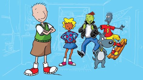 90s Tv Shows Cartoons, Doug Cartoon, Doug Funnie, Hulk Character, 90s Tv Shows, Circus Characters, Character Types, 90s Cartoons, Science Fiction Tv