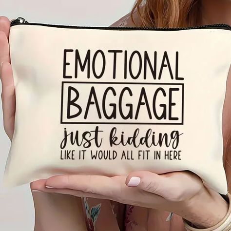 Funny makeup bag