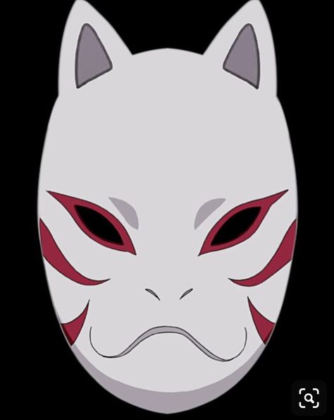 Anbu Mask Tattoos, Mascaras Anbu, Kakashi Anbu Mask, Kakashi No Mask, Naruto Oc Female, Kakashi Tattoo, Anbu Mask, Japanese Fox Mask, Oc Female