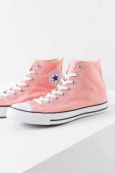 How To Style Converse, Pink High Tops, Converse High Top, All Stars Converse, Cute Sneakers, High Top Sneaker, Pink Sneakers, Star Sneakers, Prom Shoes