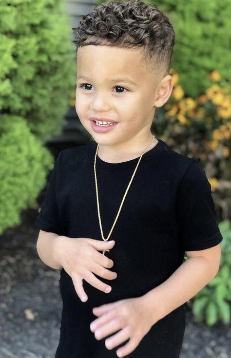 Mixed Kid Haircut, Curly Hair Cuts Boys Kids, Toddler Haircuts Boy Curly, Haircuts For Mixed Boys Curly Hair, Mixed Toddler Boy Haircut, Biracial Toddler Boy Haircut, Little Boys Haircut Curly, Curly Haircuts For Toddler Boys, Curly Little Boy Haircut