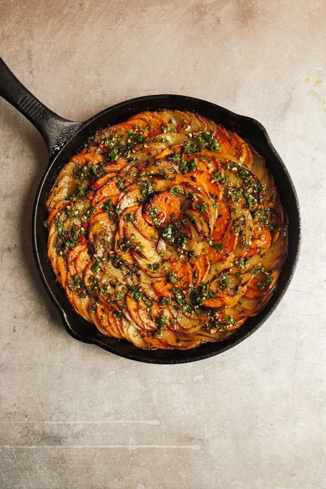 Ottolenghi Test Kitchen, Ottolenghi Sweet Potato, Ottenghi Recipes, Baked Dishes Vegetarian, Ottolenghi Potato, Ottolenghi Vegetarian, Appitizer Ideas, Ottolenghi Chicken, Yotam Ottolenghi Recipes