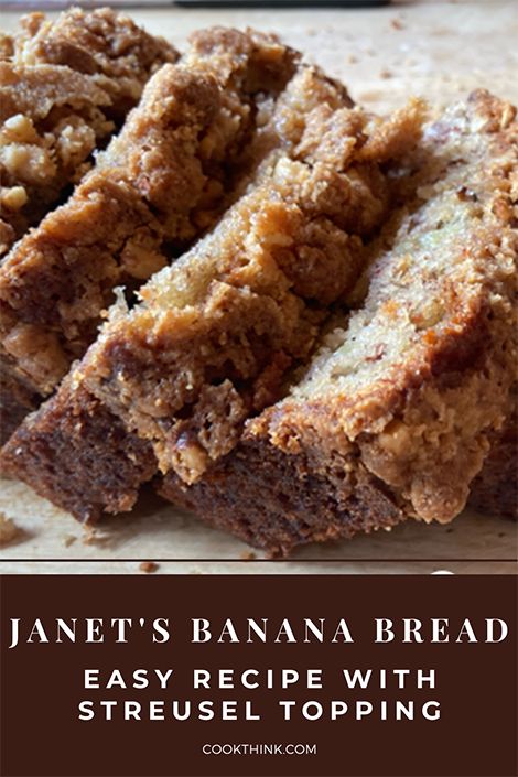 Easy Banana Bread Recipe, Best Banana Bread, Banana Nut Bread, Banana Bread Recipe, 140 Pounds, Bread Recipes Sweet, Streusel Topping, Banana Recipes, Bread Recipes Homemade