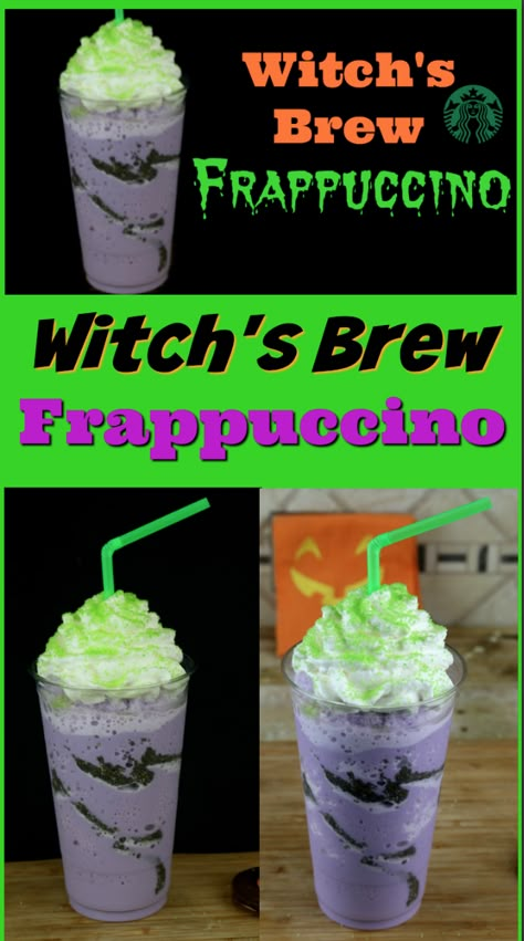 Halloween Frappe Ideas, Halloween Starbucks Drinks Recipes, Halloween Coffee Drink Ideas, Halloween Themed Coffee Drinks, Halloween Coffee Recipes, Starbucks Recipes Halloween, Halloween Frappe, Halloween Coffee Drinks, October Drinks