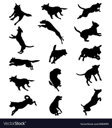 Dog Jumping Drawing, Jumping Drawing Reference, Jumping Drawing, Draw Dog, Jumping Dog, Dog Jumping, Dog Outline, Dog Pin, Dog Drawing