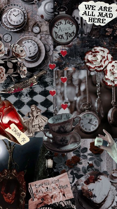 Wonderland Aesthetic, Madness Returns, Alice In Wonderland Aesthetic, Mental Hospital, Secret Gardens, Black Aesthetic Wallpaper, Doodle Art Designs, Cute Wallpaper Backgrounds, Favorite Products