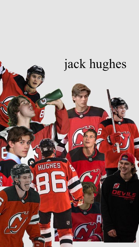 Jack Hughes Collage, Jack Hughes Quotes, Jack Hughes Snapchat, Jack Hughes Cute, Jack Hughes Wallpaper, Nj Devils, Hughes Brothers, Nhl Wallpaper, Hockey Guys