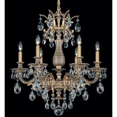 Antique Silver Chandelier, Baroque Chandelier, 6 Light Chandelier, Drapery Designs, Silver Chandelier, Italian Chandelier, Bronze Chandelier, Traditional Chandelier, Mini Chandelier