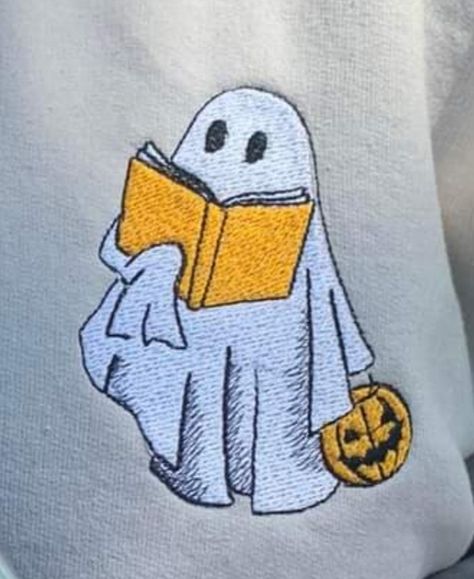 Halloween Book Tattoo, Reading Ghost Tattoo, Ghost Reading Tattoo, Ghost With Book Tattoo, Ghost Reading A Book Tattoo, Reading Tattoo, Cute Halloween Tattoos, Hocus Pocus Book, Book Tattoos