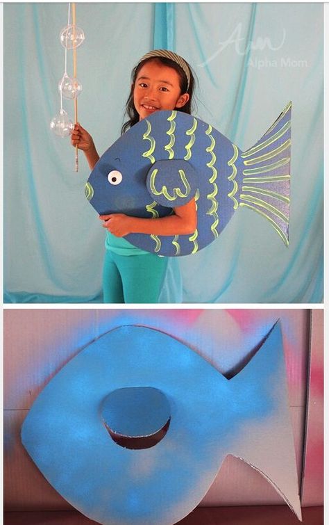 Fish Costume Kids, Diy Fish Costume, Blacklight Paint, Under The Sea Costumes, Sea Creature Costume, Finding Nemo Costume, Sea Costume, Diy Haunted House Props, Fish Costume