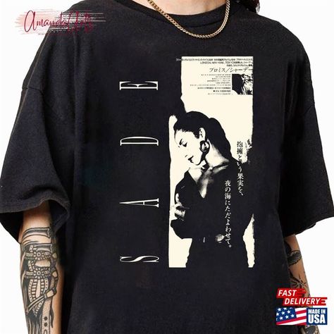 Sade Adu Graphic Tee Shirt Unisex T-Shirt Love Deluxe Music Hoodie Sweatshirt Check more at https://amandaarts.com/product/sade-adu-graphic-tee-shirt-unisex-t-shirt-love-deluxe-music-hoodie-sweatshirt/ Sade Adu Love Deluxe, Love Deluxe, Sade Adu, Kim Gyuvin, Shirt Aesthetic, Graphic Tee Shirt, Unisex Tshirt, Graphic Tee Shirts, Gift For Men