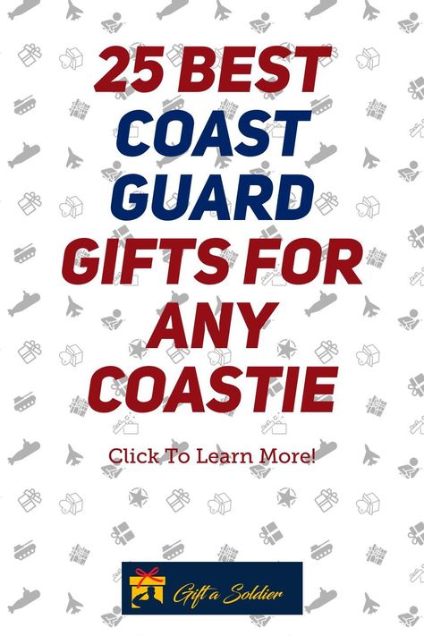 The coast guard is a unique branch of the military, and as such, their members have unique needs and wants. When shopping for a coast guard member, there are several things you should keep in mind. This list of 25 best coast guard gifts will help you find the perfect gift for your coastie. #coastguard #gifts #soldiers Coast Guard Retirement Gift Ideas, Coast Guard Aesthetic, Coast Guard Cake, Coast Guard Quotes, Coast Guard Rescue Swimmer, Coast Guard Logo, Rescue Swimmer, Coast Gaurd, Coast Guard Mom