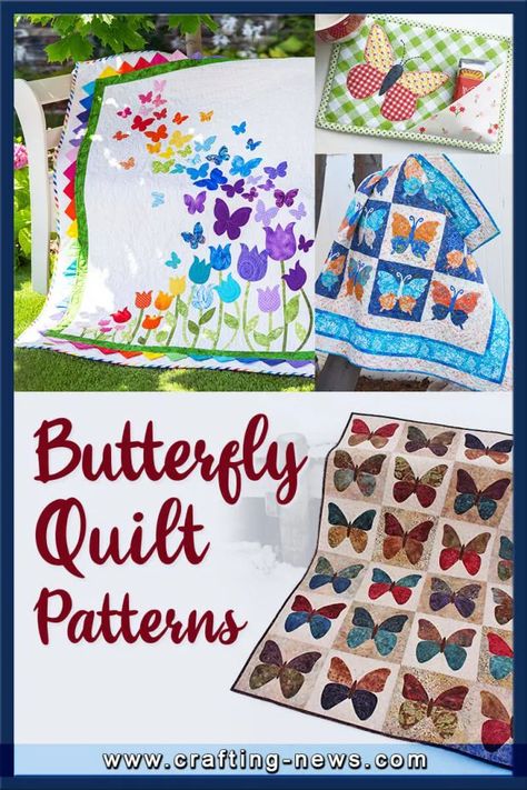 21 Butterfly Quilt Patterns Butterfly Quilt Pattern, Picnic Quilt, Bunny Quilt, Mug Rug Patterns, Baby Quilt Pattern, Butterfly Quilt, Spring Quilts, Garden Quilt, Butterfly Baby