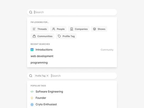 Search Ui Design, Web Components, Search Ui, Web Application Design, Web Development Programming, Ios App Design, Search Web, Ui Components, Modern Web Design