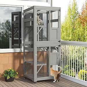 Feral Cat Shelter, Wooden Cat House, Cat Houses Indoor, Multiple Cats, Cat Window Perch, Cat Patio, Window Perch, Outdoor Cat Enclosure, Cat Cage