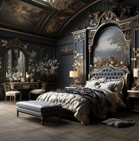 Academia Bedroom Decor, Dark Academia Bedroom Decor, Academia Bedroom Ideas, Cozy Dark Academia, Dark Academia Bedroom Ideas, Dark Academia Bedroom, Moody Interior Design, Bedroom Aesthetic Cozy, Academia Bedroom