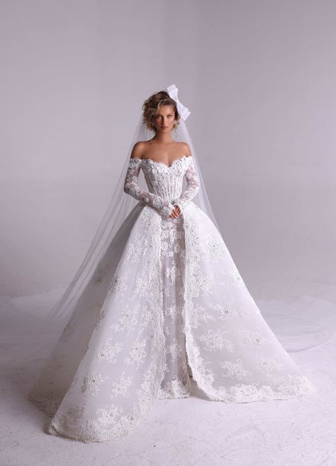 Love's Philosophy – Drenusha Xharra Long Sleeve Wedding Dress Ball Gown, Victorian Style Wedding Dress, Wedding Dress Vintage Sleeves, Queen Wedding Dress, Off Shoulder Design, Wedding Dresses Lace Ballgown, Wedding Dresses Cinderella, Fancy Wedding Dresses, Cute Wedding Dress