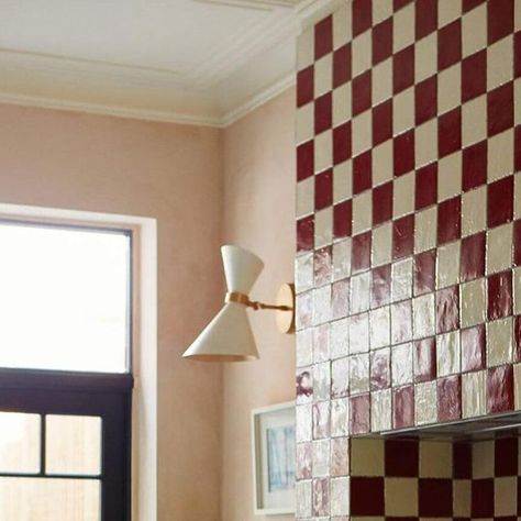 Jane Rockett on Instagram: "Traditional meets eclectic in @matildagoad BEAUTIFUL kitchen! ❤️ I’ve got a soft spot for the checkered red and white tiles and I just love the attention to detail in the room. From the panelled pantry doors to the pink plaster walls and the sage green cabinets… I adore everything. What do you think? 🤍❤️🤍 📸 @yukisugiura.photo Kitchen found via @thenordroom . . . #kitchen #traditionalkitchens #kitchensofinstagram #kitchenware #kitchendecor #kitchenrenovation #kitcheninspiration #myhousethismonth #dreaminterior #myhomevibe #quirkykitchen #quirkydecor #eclectichome #myeclecticmix #tiles #tileslover #matildagoad #housetour #homesofinsta #englishkitchen #englishkitchendesign #rockettstgeorgestyle #rockettstgeorge #iloverockettstgeorge #makeeverythingbeautiful #sur White Tiles Floor, English Kitchens Design, Sage Green Cabinets, Matilda Goad, Photo Kitchen, Sage Green Kitchen, Quirky Kitchen, Green Kitchen Cabinets, London Kitchen