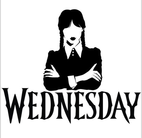 Addams Family Wednesday, Cricut Craft Room, Silhouette Cameo Projects, Addams Family, Silhouette Art, Wednesday Addams, Cricut Creations, Cricut Projects Vinyl, Simple Doodles