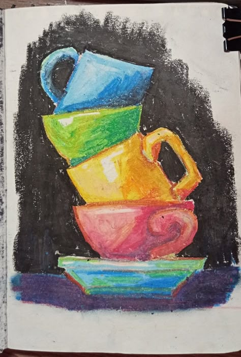 Sketchbook Art Inspiration Oil Pastel, Pastel Crayon Art Drawings, Marker Drawing Crayola, Oil Pastel Doodles Aesthetic, Random Reference Photos Objects, Crayola Pencil Art, Soft Pastels Artwork, Colored Pencil Art Beginner, Oil Marker Art