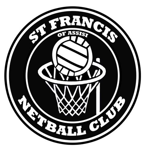 BRANDING - St Francis of Assisi Netball Club on Behance Team Logo Design, Francis Of Assisi, Netball, St Francis, Buick Logo, Juventus Logo, Sport Team Logos, Cross Stitch, Logo Design