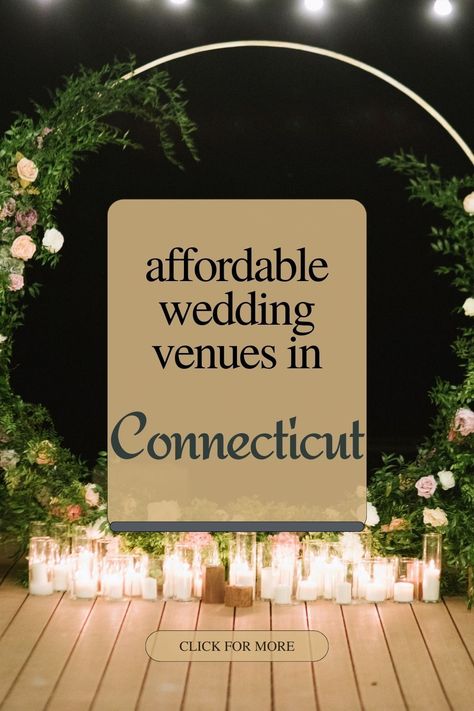 Dreaming of a Connecticut wedding without the hefty price tag? We've uncovered the most affordable venues that don't skimp on romance or beauty. From quaint farms to historic inns, find the right space for your big day at a small cost. Get all the info you need with just a click! Wedding Venues Connecticut, Connecticut Wedding Venues, Cheap Wedding Venues, Wedding Spot, Rustic Wedding Venues, Connecticut Wedding, Affordable Wedding Venues, Unique Venues, Barn Wedding Venue