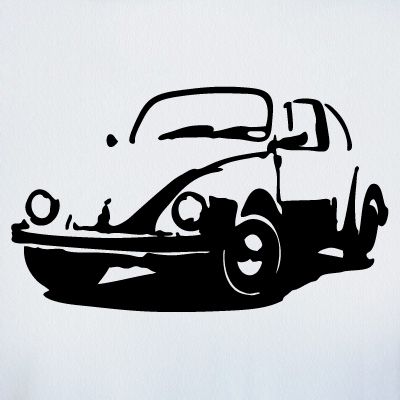 Ilustração em Stencil Mais Inkscape Tutorials, White Drawing, Wood Burning Patterns, Stencil Patterns, Black And White Drawing, Vw Bug, Stencil Art, Silhouette Art, Pyrography