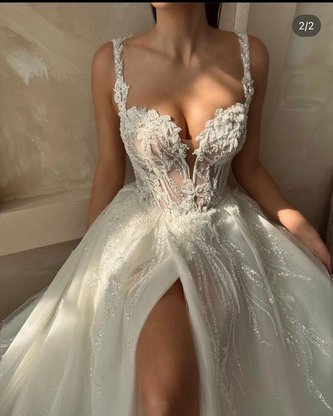 Beaded Corset, Diy Designs, Dream Wedding Decorations, Pretty Wedding Dresses, Dream Wedding Ideas Dresses, Corset Bodice, Fairytale Dress, Princess Wedding Dresses, A Line Gown