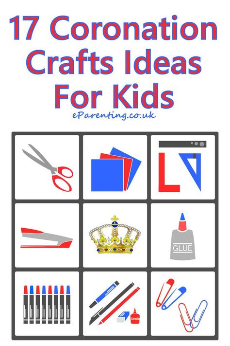 Coronation Crafts, Kindergarten Crown, Royal Tea Parties, Royal Craft, Crown Crafts, Kids Choice Award, Kindergarten Art, Themed Crafts, Easy Crafts For Kids