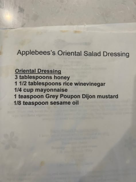 Salad Dressing Recipes Healthy, Homemade Dressings, Homemade Sauce Recipes, Salad Dressing Recipes Homemade, Marinade Sauce, Asian Salad, Copykat Recipes, Homemade Salads, Best Salad Recipes