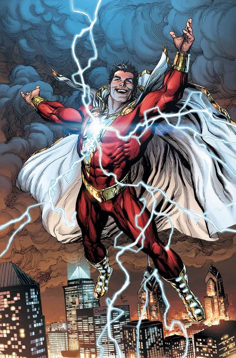 Shazam Comic, Shazam Dc Comics, Gary Frank, Billy Batson, Captain Marvel Shazam, Frank Cho, Greg Capullo, Dc Comics Wallpaper, Univers Dc