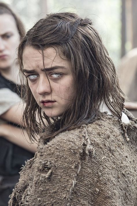 Arya Stark - Season 6 Arya Stark Blind, Arya Stark Wallpaper, Arya Stark Aesthetic, Iphone Screensaver, Dessin Game Of Thrones, Game Of Thrones Premiere, Game Of Thrones Arya, Game Of Thrones Tattoo, Game Of Thrones Poster