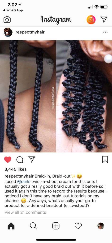 Diy Curl Cream, Braid Out Natural Hair, Type 4 Natural Hair, Diy Curls, Braids With Shaved Sides, Small Box Braids, Braided Bun Hairstyles, Braided Ponytail Hairstyles, Pelo Afro