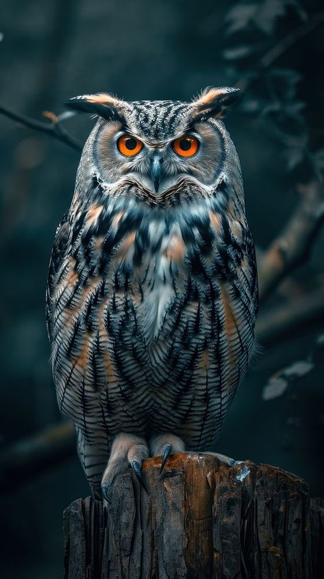 Owl animal plant bird. | premium image by rawpixel.com / Miiruuku Owl Photography Amazing Photos, Owl Iphone Wallpaper, Owls Aesthetic, Autumn Homescreen, Sleeve Reference, Owl Aesthetic, Iphone Wallpaper Dark, Owl Animal, Fall Owl