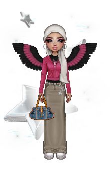 #hijabi #mcbling #avatar #gyaru #pink Hijabi Gyaru, Avatar, Pink