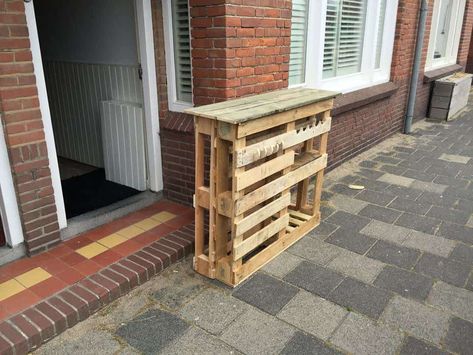 Bbq Side Table, Block Pallets, Pallet Picnic Tables, Repurpose Pallets, Pallet Dining Table, Pallet Wall Shelves, Pallet Lounge, Build A Dog House, Bbq Side