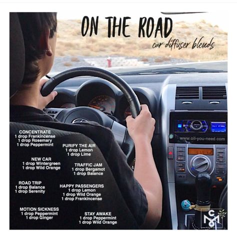 DoTerra on the road diffuser blends Car Diffuser Blends, Diffuser Blends Doterra, Car Diffuser Essential Oils, Doterra Diffuser Blends, Wild Orange, Car Diffuser, Lemon Drop, Diffuser Blends, Essential Oil Recipes