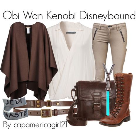 Obi Wan Kenobi Disneybound, Obi Wan Disneybound, Batuu Bounding, Star Wars Inspired Outfits, Bounding Outfits, Star Wars Disneybound, Galactic Starcruiser, Disneybound Ideas, Disney Bound Outfits Casual