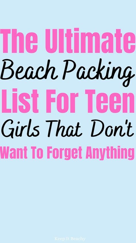 This contains: beach packing list for teenage girls Beach Checklist Vacation, Beach Vacation List, 7 Day Beach Vacation Packing List, Must Have Beach Items, Whats In My Beach Bag, Beach Essentials For Women, Beach Trip Essentials, Baby Beach Essentials, Beach Trip Packing List