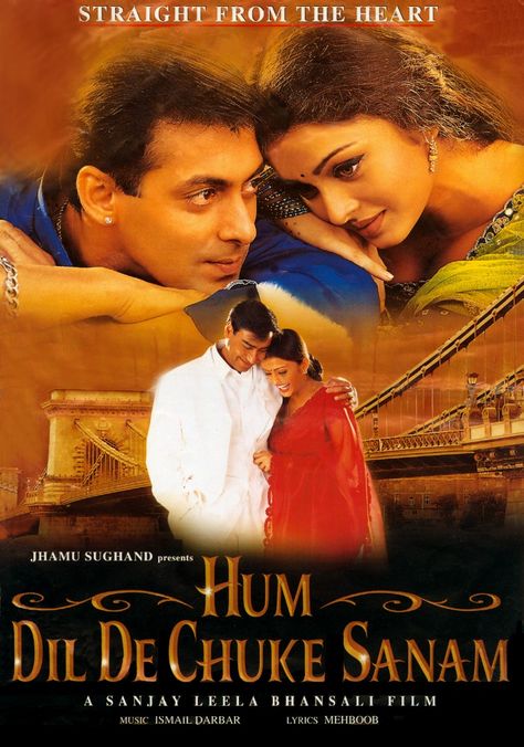 Hum Dil De Chuke Sanam Hum Dil De Chuke Sanam, Best Bollywood Movies, Bollywood Posters, Blockbuster Movies, Sara Ali Khan, Shah Rukh Khan, Bollywood Movie, Bollywood Songs, Indian Movies